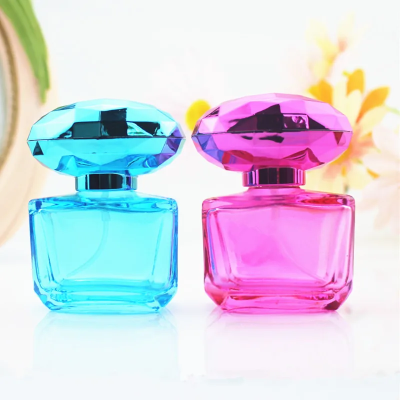 5pcs/lot 30ml Color Thick Glass Perfume Bottles Empty Travel Spray