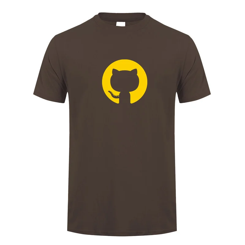Github T 셔츠 여름 남성 재미 있은 면화 짧은 소매 프로그래밍 개발자 프로그래머 티셔츠 남자 친구 선물 탑 티 LH-149