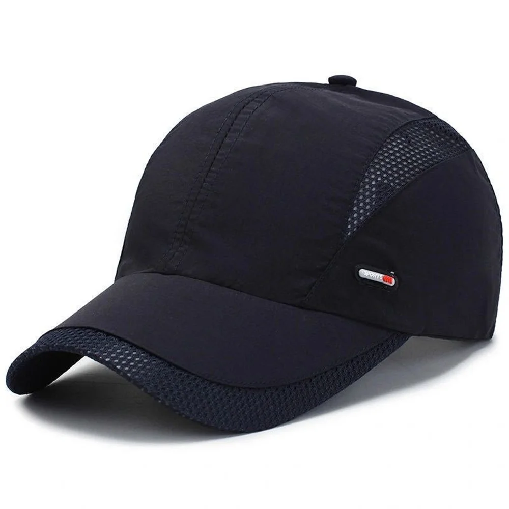 Description Picture 3 of itemQuick Dry Baseball Cap Outdoor Sports Mesh Breathable Hat For Men Portable Hiking Fishing Sunbonnet Golf Adjustable Cap