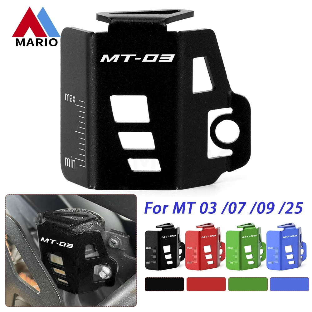 

Motorcycle Rear Brake Pump Fluid Reservoir Oil Cap Guard Cover For Yamaha MT09 FZ09 MT03 MT25 MT-03 MT-09 MT 09 03 07 MT07 MT-07