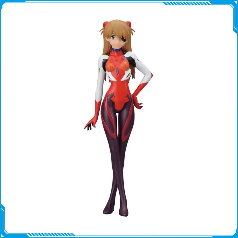 

Anime NEON GENESIS EVANGELION Figure Asuka Langley Soryu HG Action Figure EVA Collectible Model Ornaments SEGA Original