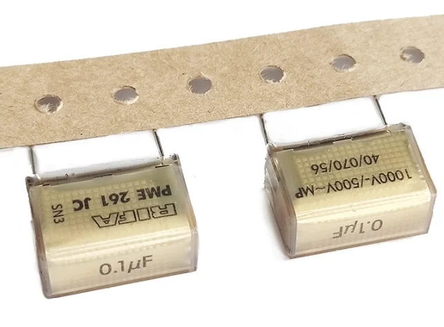 Condensatori Bipolari F&T 1uF 100VDC Per Audio, Confezione Da 2 Pezzi, Assiali