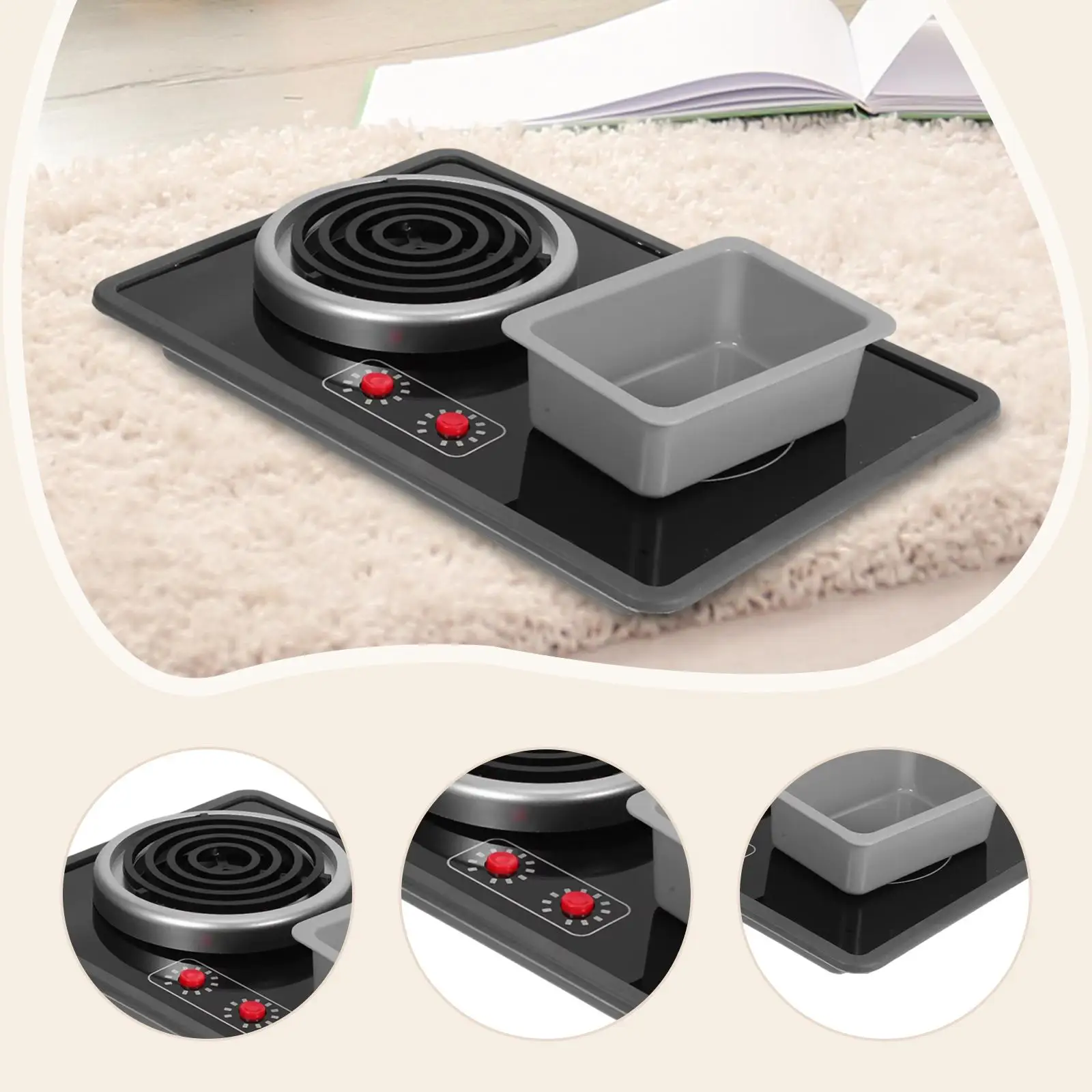 Kids Kitchen Toy Stove Toy with Lights and Sounds,Cookware Realistic Pretend Play Learning Toy Role Play for Children,Girls Boys Kids Kitchen Toy Stove Toy with Lights and Sounds,Cookware Realistic Pretend Play Learning Toy Role Play for Children,Girls Boys