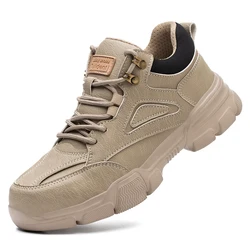 Durable Men's Steel Wire Buckle Safety Sneakers - Indestructible & Puncture-Resistant Work Footwear - 46 (Safety shoes)