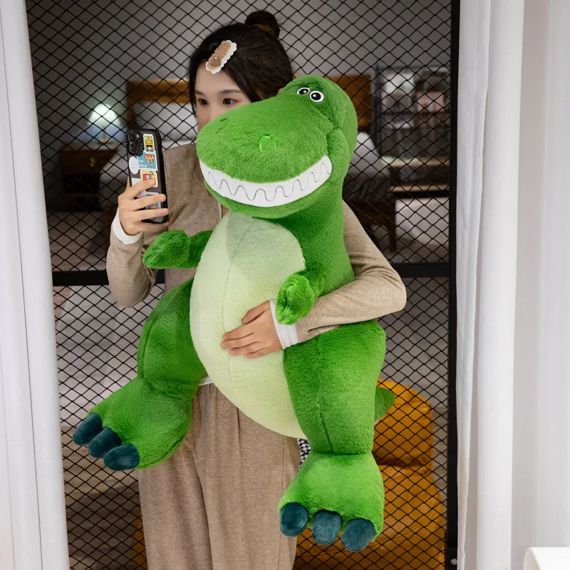 Pixar Toy Story Rex Cartoon Cute Hugging Dragon Doll Dinosaur Tyrannosaurus Rex Plush Toy Hug Pillow Room Decoration Gift