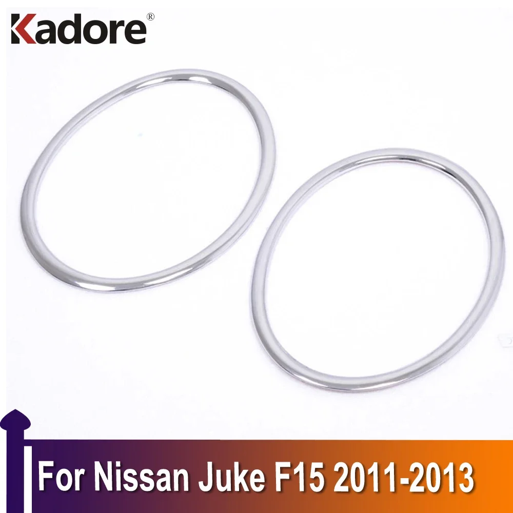 For Nissan Juke F15 2011 2012 2013 Headlights Light Head Lamp Cover Trim Car Styling Auto Accessories Chrome 1