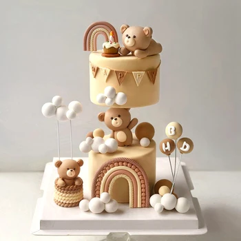 Cute Bear Cake Topper