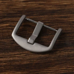 Luxury Titanium Gold Buckle for Genuine Leather and Rubber Watch Straps (24MM)