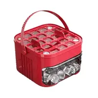 Réfrigérateur domestique à 50 cubes, stockage de glace, boîte à glace, machine à glaçons avec capuchon de presse facile, machine à glaçons Double couche 3