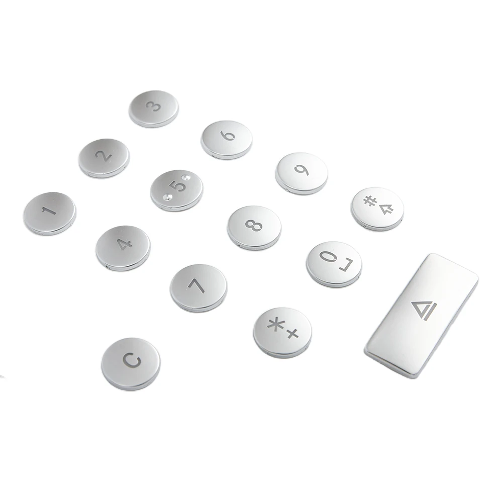 

Car Decor CD Panel Button Trim Trim Stickers 1 Set ABS Car Air Condition Decor Panel Button Trim 100% Brand New
