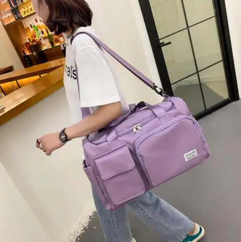 

Travel bag large-capacity water-repellent storage handbag leisure dry and wet separation independent shoe compartment yoga fitne