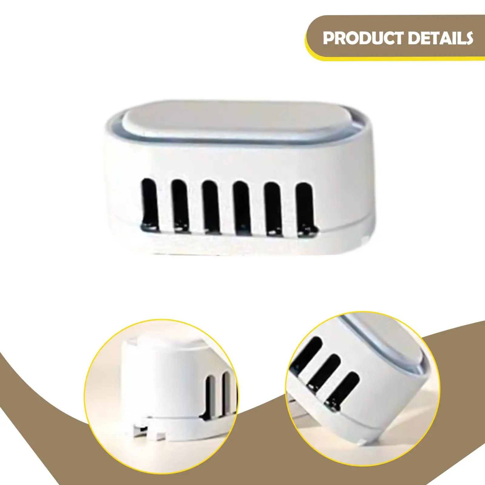 Cat Litter Box Automatic Smell Remover Double Deodorization Air Purifier for Self-cleaning Tray M1SE