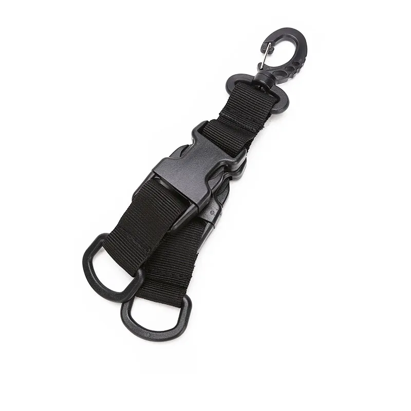 Nylon Tactical Backpack Hook Carabiner Keychain