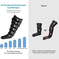 NEW Air Compression Leg Massage 6 Airbag Pneumatic Boots Used for Circulation and Leg Muscle Relaxation to Relieve Varicos Veins 5