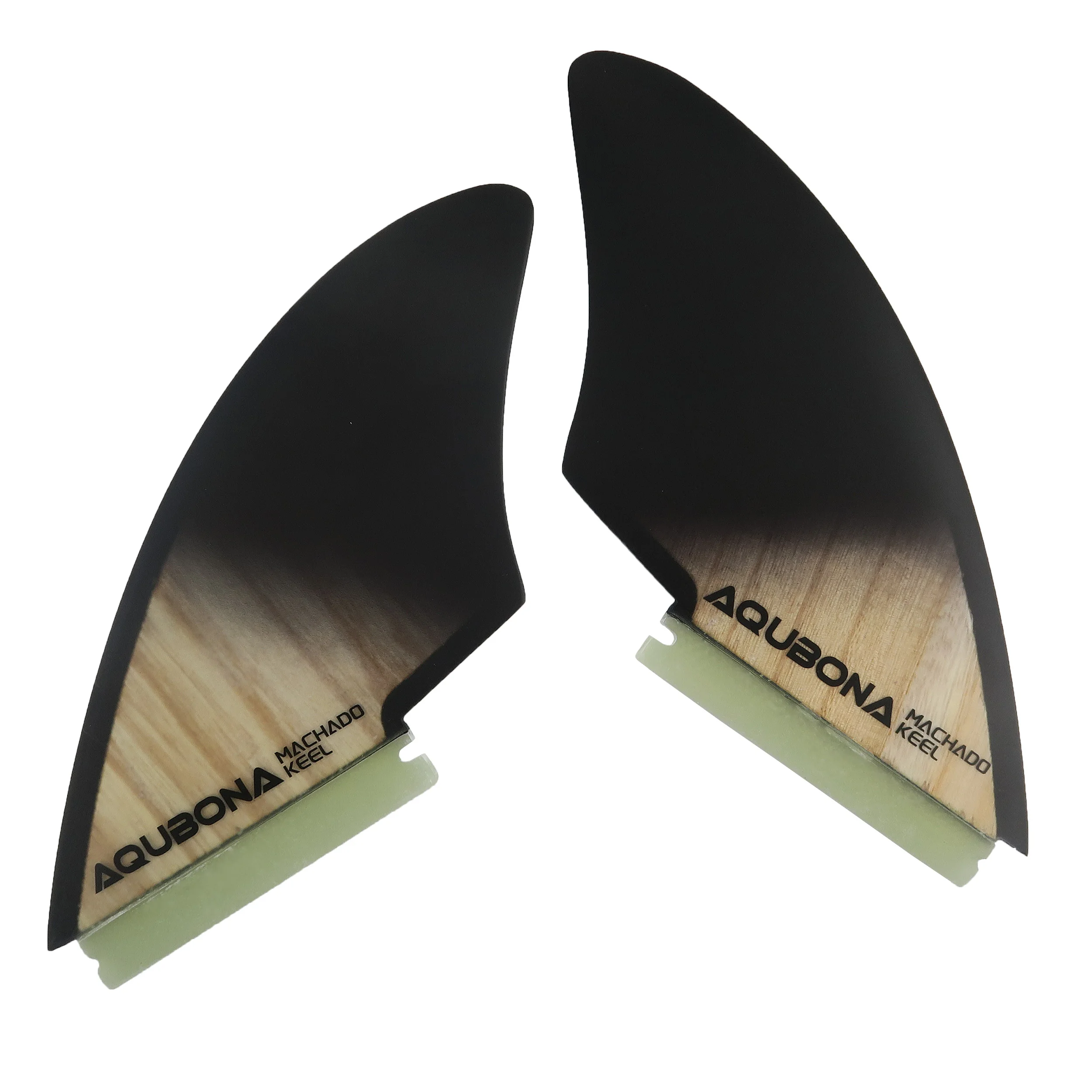Twin Keel Fins (2 Fins) - Twin Tab or Single Tab Sizes, with Fin Screws and Fin Key - Fins for Fish Surf Boards 6