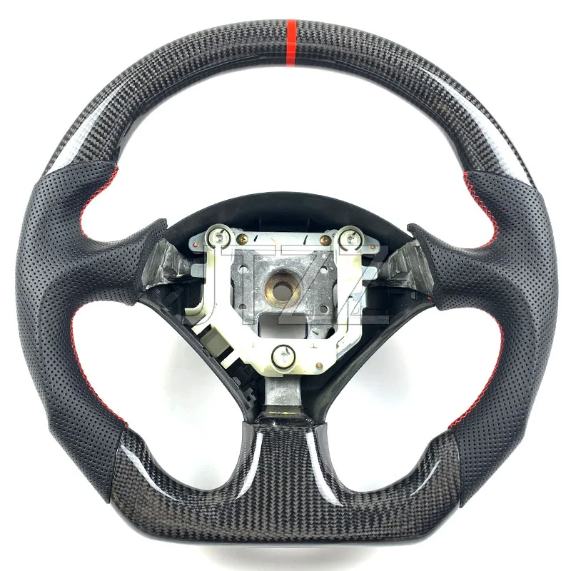 

100% Genuine Carbon Fiber Perforated Leather Car Steering Wheel Customization FOR Honda S2000 2005 2006 2008 2009 2010 2012
