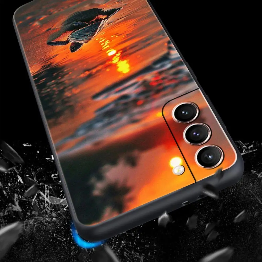 Summer Beach Palm Tree Soft Silicone Phone Case Cover