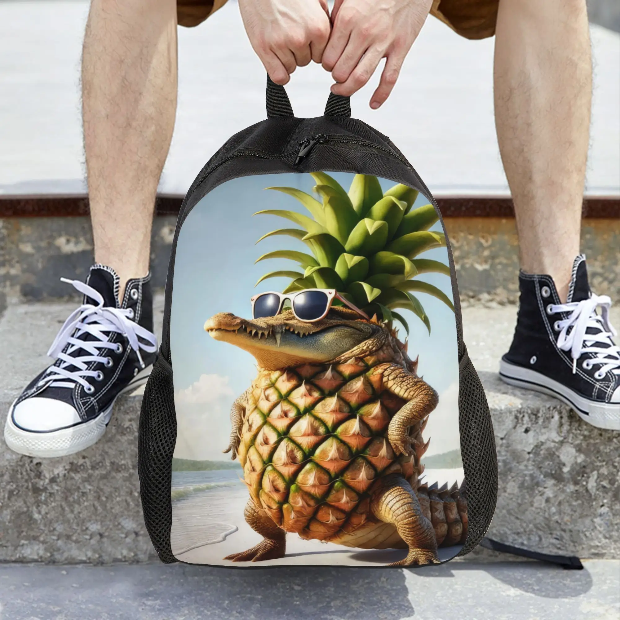Italian Brainrot Meme Women Backpack Classical Student School Bag Laptop Backpack Kids Travel Rucksack 1