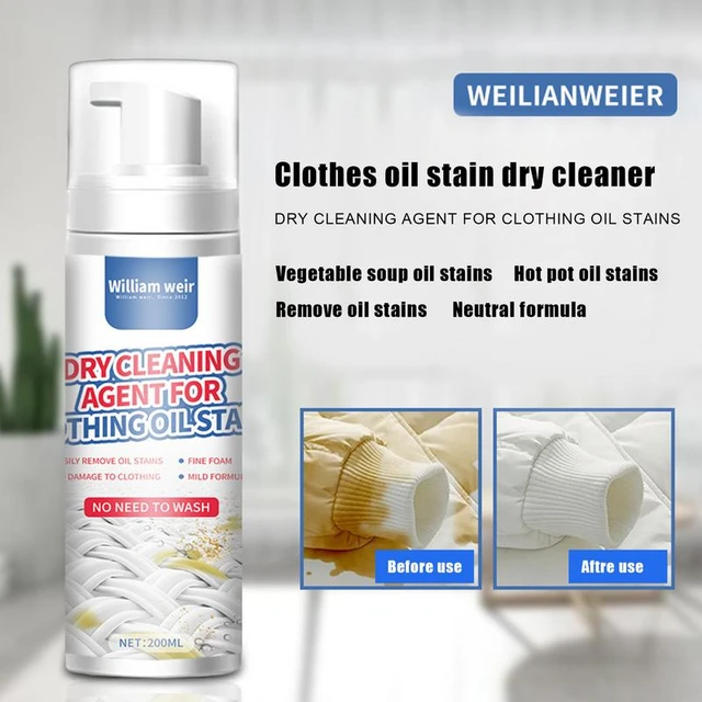 Olio smacchiatore vestiti piumino spray senza lavaggio efficace rimuovere  la polvere detergente macchia decontaminazione agente di pulizia a secco -  AliExpress