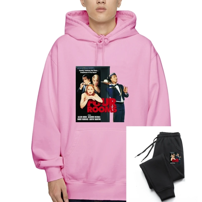 

Four Rooms V3 Movie Poster Pullover Khaki White All Autumns S To 4Xl