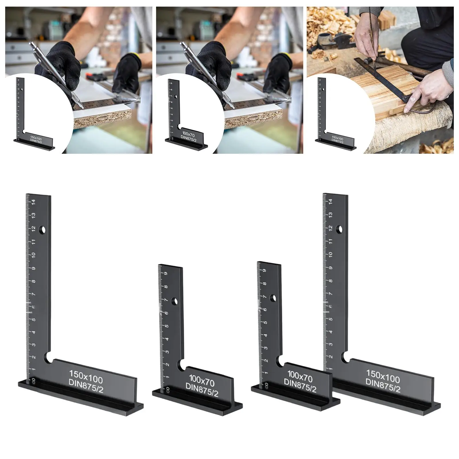 Metric Metal L Square Ruler High Precision Right Angle Measuring Tool for Machinist and Carpenter Applications Metric Metal L Square Ruler High Precision Right Angle Measuring Tool for Machinist and Carpenter Applications