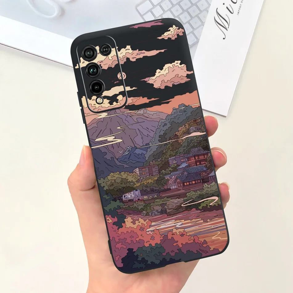 Fashion Moon Design Soft Silicon Shockproof Protective Bumper Cover