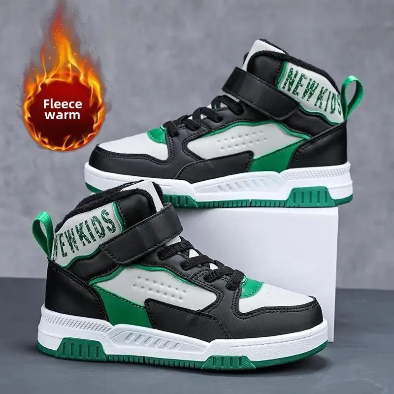 735 black and green [two cotton plus velvet short wool]]