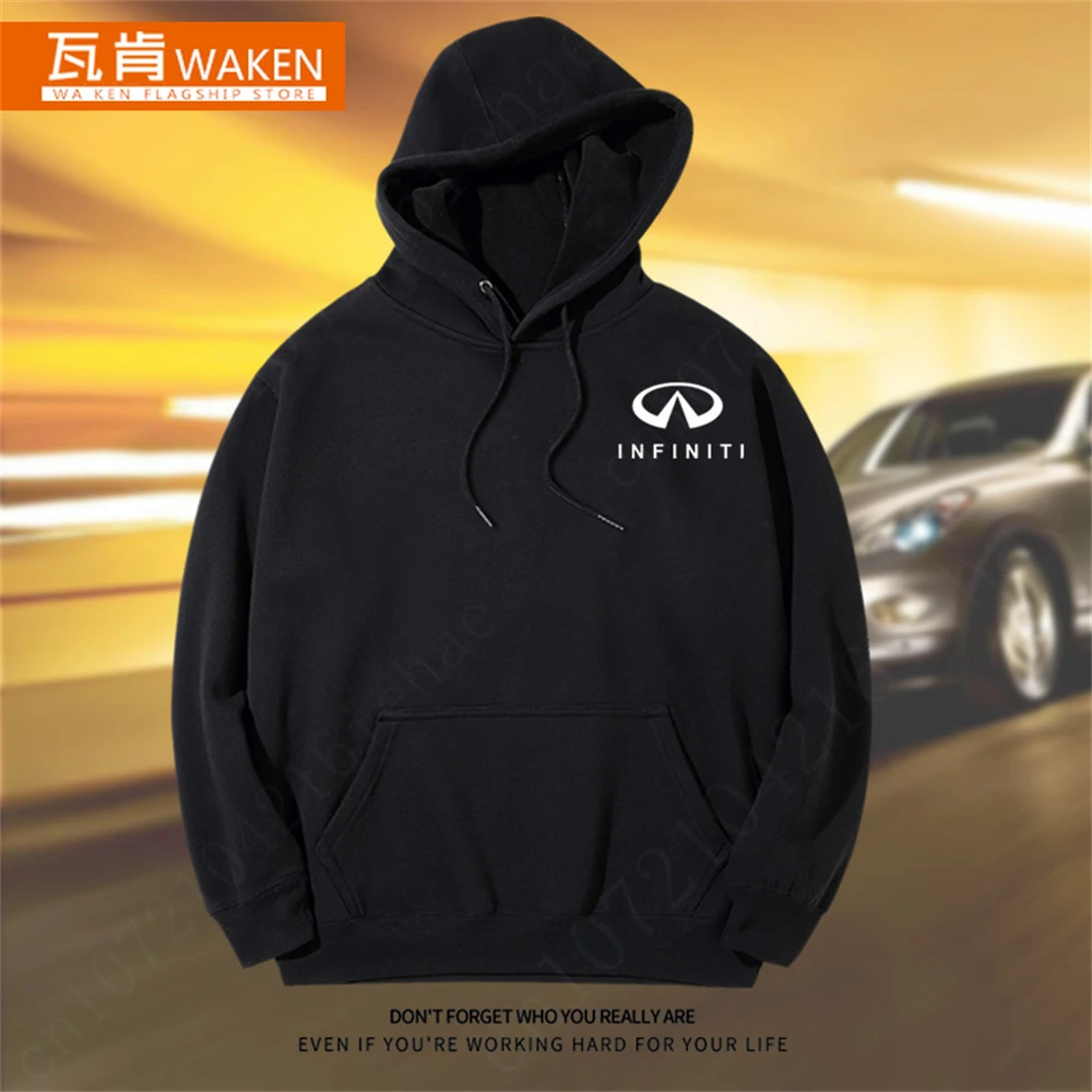 

Infiniti Unisex Clothing Casual Cotton Sweatshirt Harajuku Zip Hoodies Top Essentials Pullover Anime Hoodies For Men Women