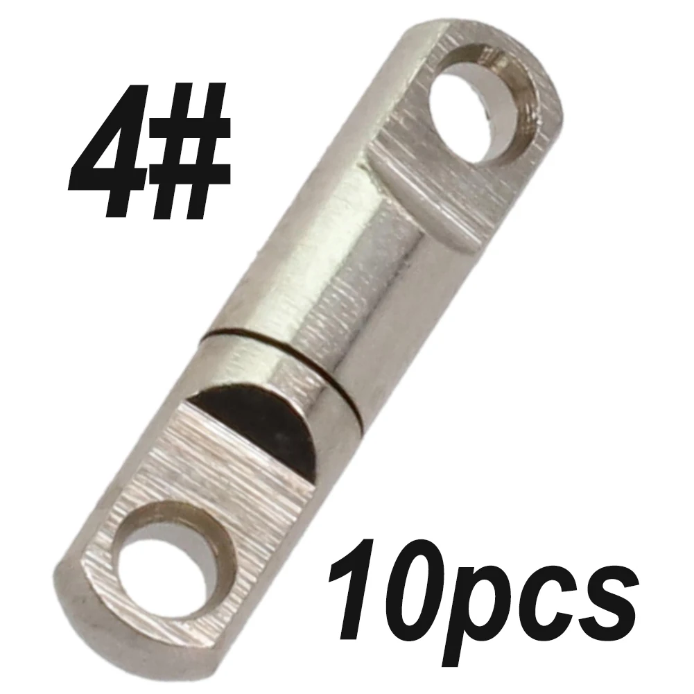 

10PCS Silver Heavy Duty Swivel Trolling Fishing Ball Bearing Swivel Bait Hook Connector Stainless Steel Outdoor Accessories
