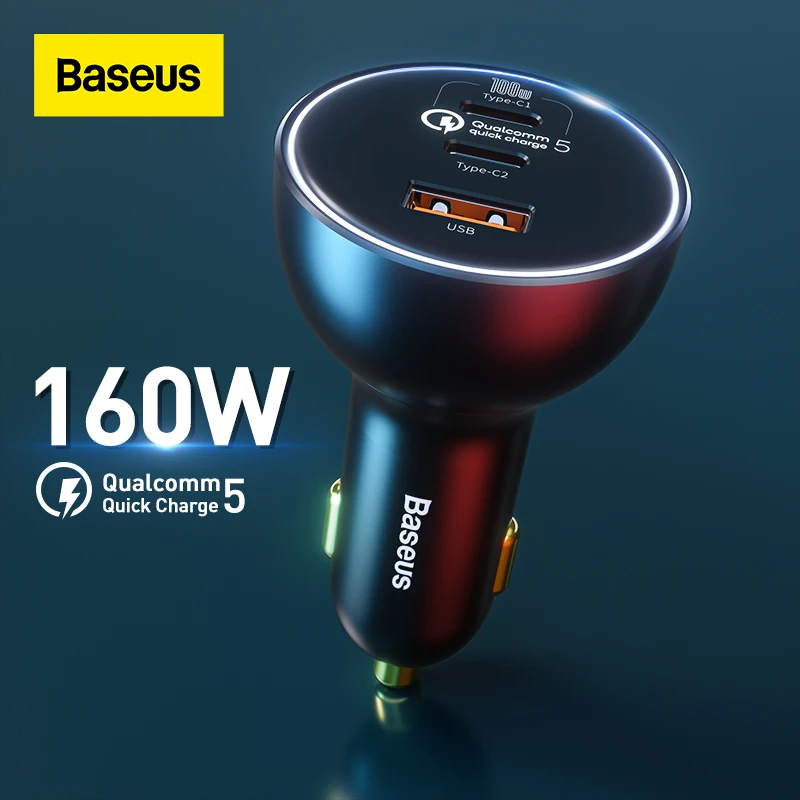 Baseus 100w Car Charger Baseus 160w Car Charger Car Charger Laptop