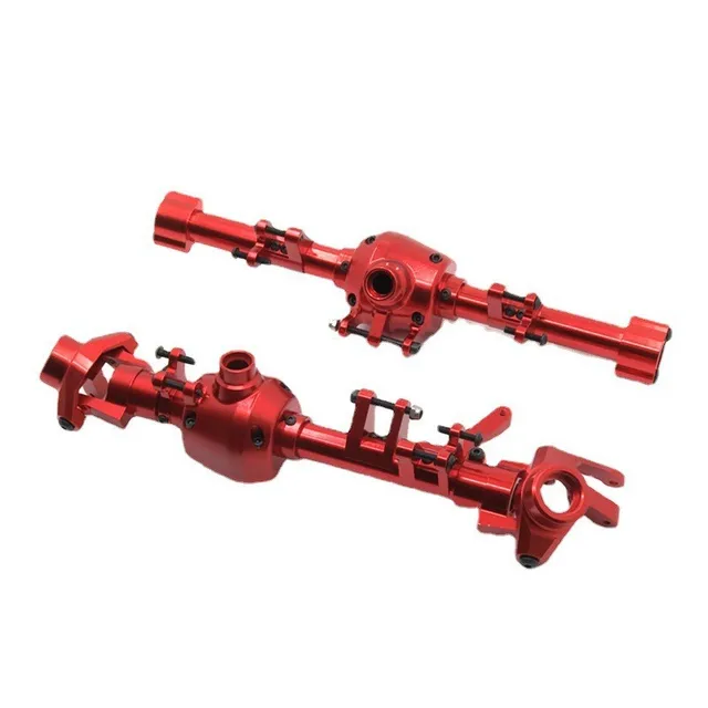 Metal Upgrading and Modification of Front and Rear Axle Assembly and Axle Housing for AXIAL 1/6 SCX6 RC Car Upgrade Parts
