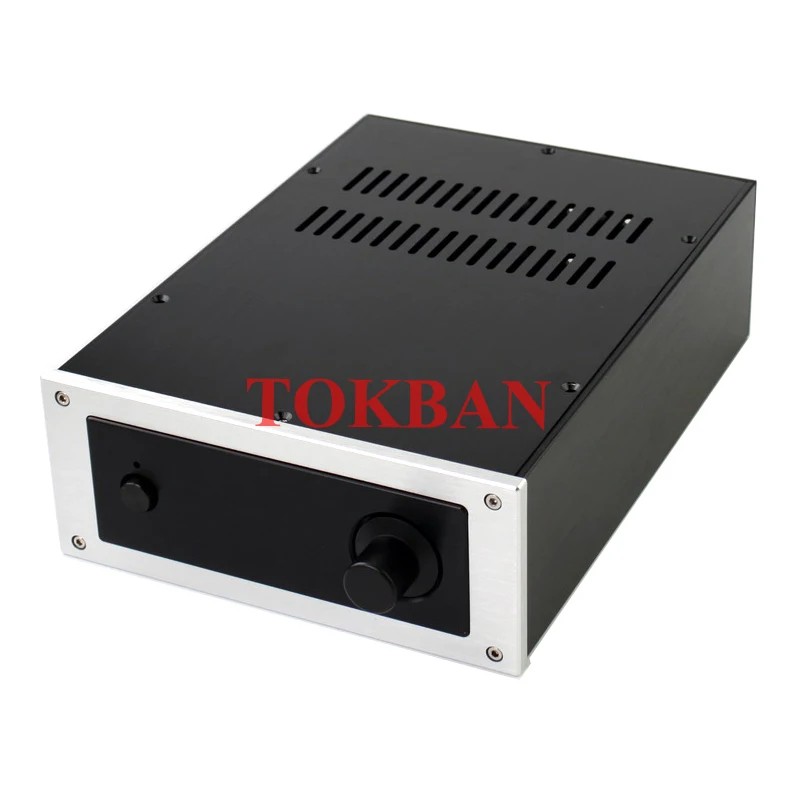 Tokban 오디오 모든 알루미늄 앰프 섀시 인클로저, WA49 218*92*308mm, DIY HIFI 프리앰프 진공관 앰프 케이스 쉘