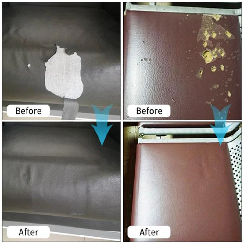 Leather Repair Patch Self Adhesive Leather 200x138cm for Sofa Furniture Table Chair