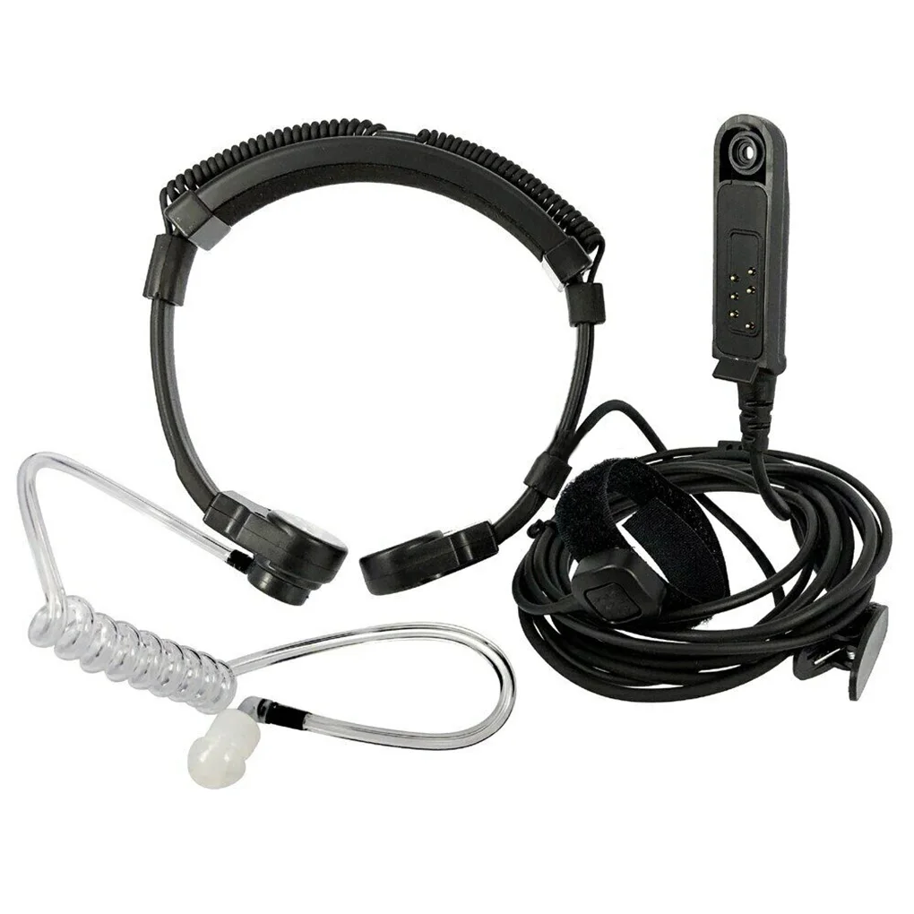 Radio Throat Vibration Mic Earpiece Headset Replacement for Baofeng UV-9R Plus  BF-9700  BF-A58  GT-3WP  R760  UV-82WP air tube throat vibration mic headset z tactical u 94 a u94 ptt for baofeng uv9r uv 9r plus bf a58 a 58 gt 3wp bf 9700 radio