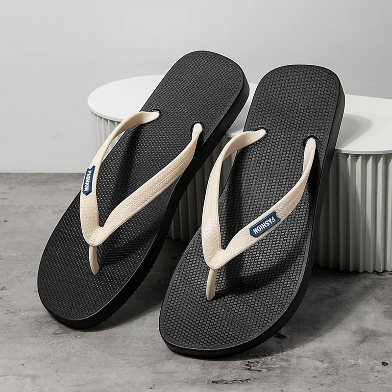 Men and women can wear for couples Processing Flip-flops Non-slip Outdoor Cool Slippers Casual Beach Shoes 7172