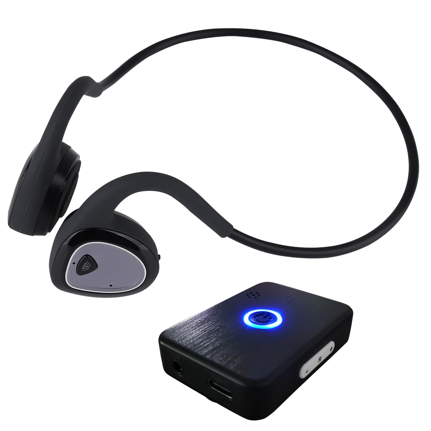 Bluetooth Hearing Aid Headphones Bone Conduction Wireless Tv Headsets