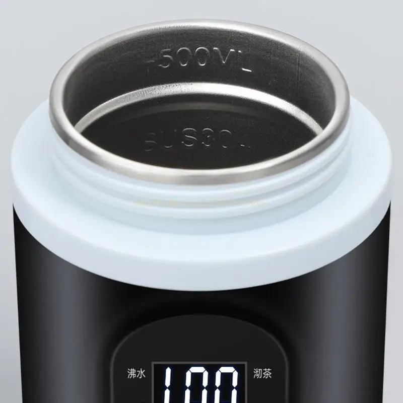 12V/24V 자동차 가열 컵 디지털 여행 커피 머그잔 따뜻한 전기 워터 컵