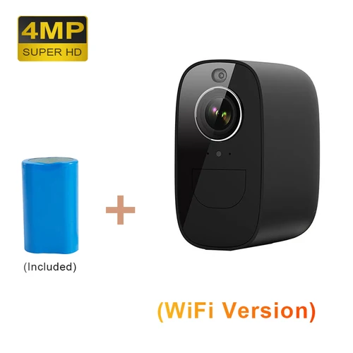LCLCTEK 4G LTE SIM 카드 4MP 와이파이 배터리 구동 CCTV 카메라, 야외 IP66 무선 보안 감시 카메라, PIR 감지 7