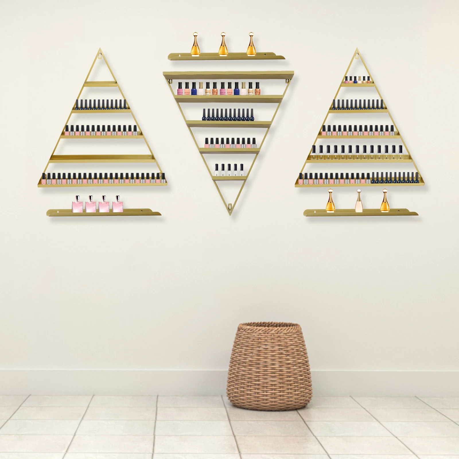 Nail polish display rack configuration 6