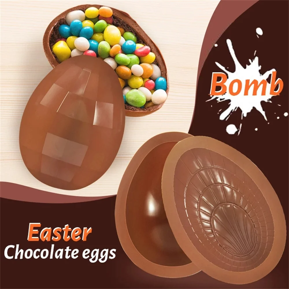 Onvervangbaar liberaal Aantrekkingskracht 3D Halve Bol Paaseieren Siliconen Mal Diy Cake Chocolade Schimmel Happy  Easter Party Decoratie Benodigdheden Keuken Bakken Tools| | - AliExpress