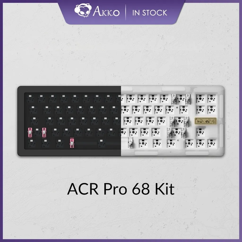 Akko-acr pro 68カスタムキーボードキット,RGBバックライト付き 