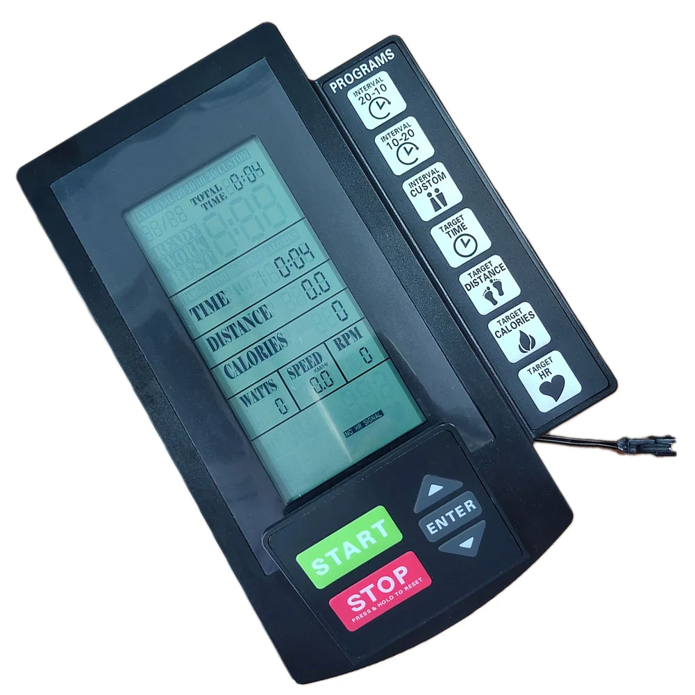 Exercise Bike Counter Display Replacement Records Time Distance Calories Power Speed and RPM for Effective Workouts