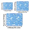 Dog Cooling Pad Self-Cooling Ice Silk Washable Pet Mat Comfortable Cooling Pad for Dogs And Cats Cooling Beds Cats Accessories 4