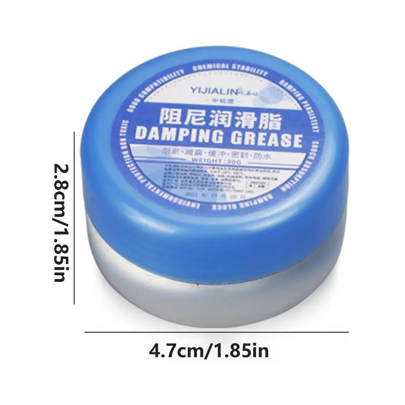 30/100g Lubricating Grease Silicone Grease All Purpose Anti-Rust Waterproof Cylinder Seal Lubricant For Tools