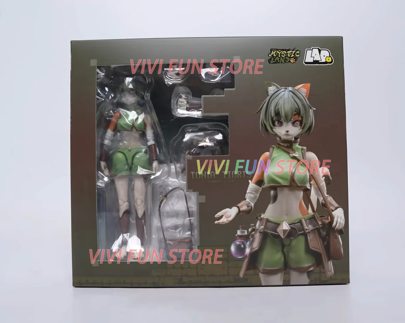 In Stock Originate LADoTOYS ERA-002 TONIA TIGRIS HERBAL IST Ver. Model Toys 1/12 Cat Beautiful Girl MYSTIC LAND Furry Fandom - 2