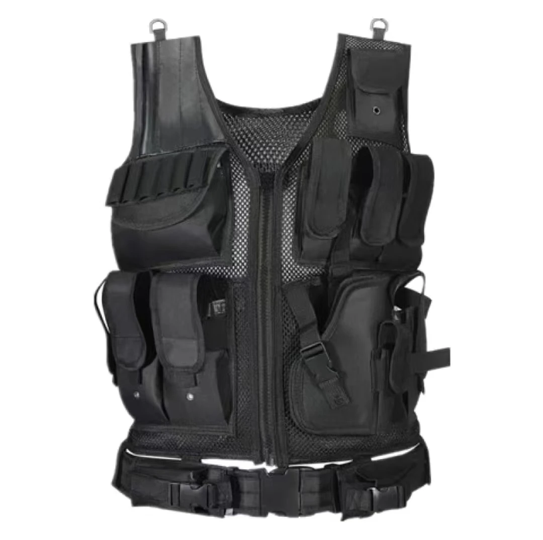 Gilet de poitrine tactique DELTA SIX avec poche suspendue