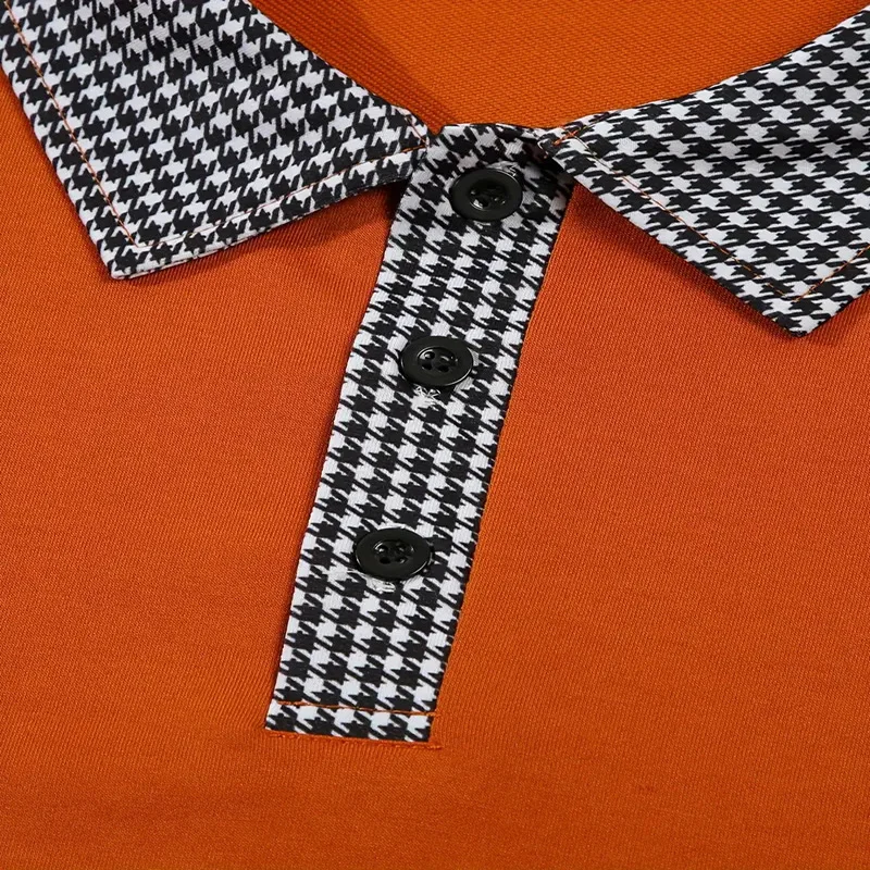 Spring and Autumn Men's Long Sleeve Polo Shirt Classic Business Office T-shirt Male Street Casual Fashion Solid Color Top