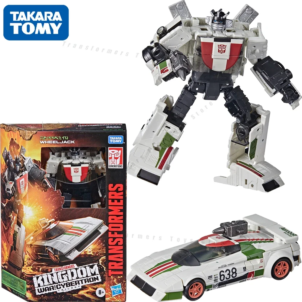 

В наличии TakaraTomy Трансформеры поколения война для Кибертрона: Королевство WFC-K24 Wheeljack экшн-фигурка модели игрушки