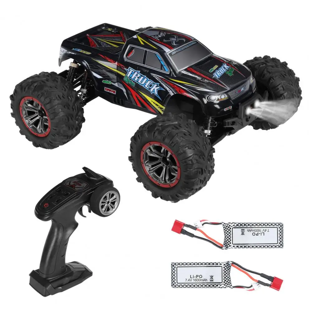 1:10 Scale Fast Brushless Motor RC Car, IPX5 Waterproof RC Truck with Max Speed 50KMH, Big Wheels, 2.4G High Speed Off-road Remo 4