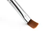 Nail Art Brush Flat Tilted Manicure Brush Nylon Hair Wooden Handle Drawing Brush for Nails Paint Gel Brush Pen Extension Design 5